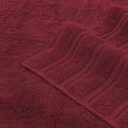 thumbnail image 3 of Burgundy Bath Towels Set , 2 Large Bath Towels , 2 Hand Towels , 2 Washcloths , 100% Cotton Towel for Bathroom , Soft Fluffy and Absorbent Bathroom Towel , 6 Piece Towel Set By TORUBIA, 3 of 5