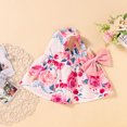 thumbnail image 1 of EGNMCR Vêtements pour Bébé Fille Robe d'Été Imprimée pour Tout-Petits Filles Robe Princesse Dos Nu, 1 of 9