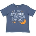 thumbnail image 3 of Inktastic I Love My Sisters to the Moon and Back Boys or Girls Toddler T-Shirt, 3 of 5