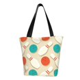 thumbnail image 1 of Fotbe Vintage Bowling Bolsa de Playa con Estampado, Bolsa de Hombro, Bolsa de Mano Espaciosa, Bolsa de Viaje Ligera, Bolsa de Compras Versátil, 1 of 6