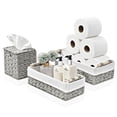 thumbnail image 1 of Sorbus Paper Rope Bathroom Baskets & Tissue Holder Set, 1 of 5