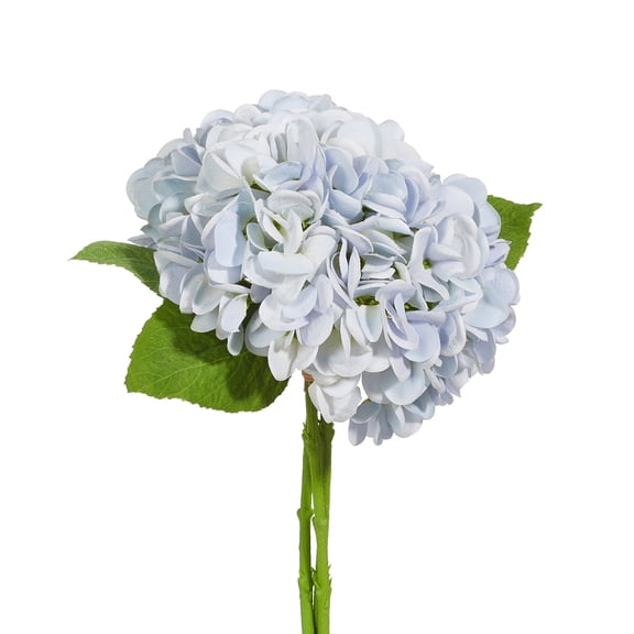 RAZ Imports 13" Real Touch Blue Hydrangea Flowers - 3 Stem Bundles