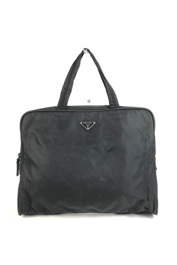 Pre-Owned PRADA Triangle Logo Handbag, Tote Bag, Briefcase, Document Business Nylon, Men's and...
