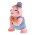 thumbnail image 1 of Casa Bambole Miniatura PorcellanaAccesorios de Producto commerce business Tocar guitarra cerdo, 1 of 9