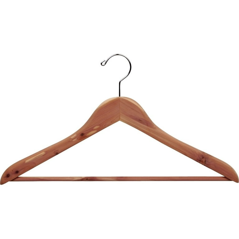 Wood Top Hangers with Notches - On Sale - Bed Bath & Beyond - 9541653