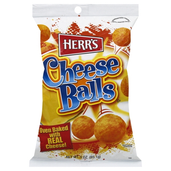 Herr's Cheese Balls, 8 oz