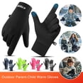 thumbnail image 6 of 1 Set Sports Gloves for Autumn and Winter, New Children's Sports Running Cycling Touch Screen with Fleece, Warm Gloves in Multiple Colors, 6 of 8