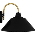 thumbnail image 4 of Longshore 1-Light Matte Black Outdoor Wall Lantern, 4 of 5