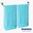 thumbnail image 2 of Elegant Comfort Towel Set - Soft, Highly Absorbent, Towels for Bathroom, Gym, Spa & Hotel - High-Quality Turkish Cotton Washcloths, Plush & Durable, Quick-Drying Aqua, 2 of 4