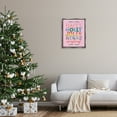 thumbnail image 3 of Stupell Industries Happy Holly Jolly Xmas Holiday Painting Gray Floater Framed Canvas Art Prints Wall Art, 25 x 31, 3 of 10