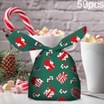 thumbnail image 3 of 50x Bolsas de dulces de Navidad Bolsas navideñas con pajaritas Bolsa de dulces de boda Bolsa de regalo de cumpleaños Bolsas de regalo Bolsa Macarena Envoltura de dulces, 3 of 8