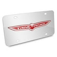 thumbnail image 2 of Jeep Trailhawk 3D Logo Mirror Chrome Stainless Steel License Plate, 2 of 5