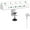 White, variant on Desk Clamp USB C Power Strip – 40W Fast Charging, 4 PD 20W Ports, 5 Outlets, Surge Protector, Fits 1.96" Tabletop, ETL Listed