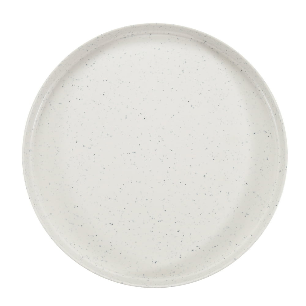 Mainstays 10Inch EcoFriendly Recycled Plastic Dinner Plate, Vanilla