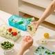 thumbnail image 5 of Bandeja de cubitos de hielo blando y duro con tapa, máquina de hielo de silicona de fácil liberación para uso alimentario, molde de bloque de hielo de 1 empuje a prueba de olores y fugas para, 5 of 9