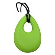 Chubuddy Buds Oval Chewy - Hot Lime, Non-Toxic