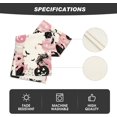 thumbnail image 5 of SM-XLHN Pink Jack-O-Lantern Pumpkin Bat Halloween Table Runner, Holiday Kitchen Dining Table Decoration for Indoor Outdoor Home Party Decor 13 x 72 Inch, 5 of 6