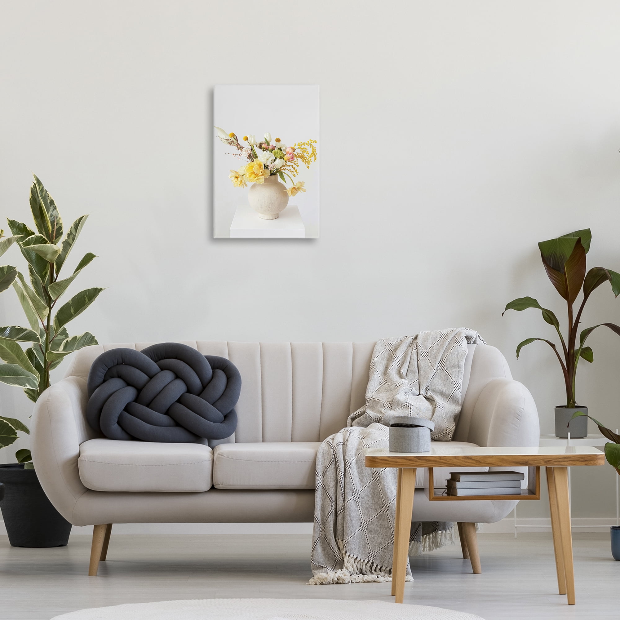 Stupell Industries Simple Vase Photography Botanical & Floral Photography Gallery Wrapped Canvas Art Print Wall Art, 16 x 24