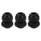 thumbnail image 1 of Paquete de 3 pasacables de nailon NPT 1/2", grommet ajustable a prueba de agua, negro, 1 of 6
