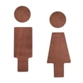 thumbnail image 2 of Señalización de baño para hombres y mujeres, indicador de recordatorio de decoración, señales de baño resistentes, señales de inodoro para Bar, Hotel,, 2 of 9