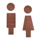 thumbnail image 2 of Señalización de baño para hombres y mujeres, indicador de recordatorio de decoración, señales de baño resistentes, señales de inodoro para Bar, Hotel,, 2 of 9