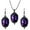 D, variant on ​​XIANXIAN 2025 Dark Witch Jewelry Collection Set - Gothic Pendant Necklace & Earrings for Halloween Parties Vampire-Themed Accessories Adult Costume Finishing Touch​​