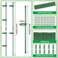 thumbnail image 3 of 90 Pcs Plant Support Set, Climbing Aid for Tomato Plants, Includes 20 Supports, 40 End Caps, 20 Round Buckles and 10 Extensions, Garden Tool Kit, 3 of 7