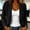 Black, variant on Womens Casual Blazer Red Long Sleeve Notched Lapel Lightweight Wrinkle Free Business Work Jacket,Size M