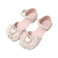 thumbnail image 4 of Otqutp Children Casual&nbsp;Shoes&nbsp;Kids Girls' Sandals Princess Shoes Comfortable Soft Soled Little Girls Flat Single Shoes Fashion Women's Shoes, 4 of 8