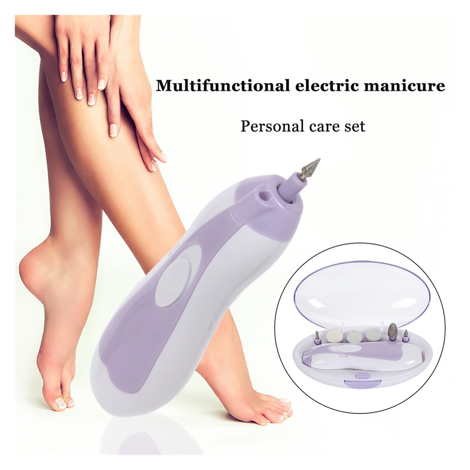 Cordless Nail Drill, Rechargeable Electric Nail Drill Kit, Portable Electric Nail File Machine File Kit For Acrylic Gel Nails ,Low Noise
