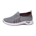 thumbnail image 2 of CAIXAI Walking Shoes for Women Orthopedic Dress Shoes for Women Lightweight Knit Upper Embroidery White Sneakers for Women Walking Anti-Skid Adjustable Upper Mary Jane Flats Hands-Free Barefoot Shoe, 2 of 7