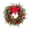 B, variant on Artificial Norfolk Pine Christmas Wreath,15.7 Inch Front Door Greenery Wreath with Eucalyptus Leaves, Red Berries, Hanging Wreath for Wall, Window, Indoor Outdoor Winter Holiday Decor,1Pc