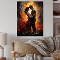 thumbnail image 2 of Designart "Astrology Stellar Embrace expressionistic" Astrology Metal Wall Art Prints, 2 of 5