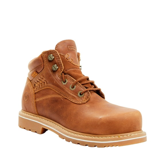 Hawx Women's 5" Lace-Up Work Boot Composite Toe Brown 7.5 W US