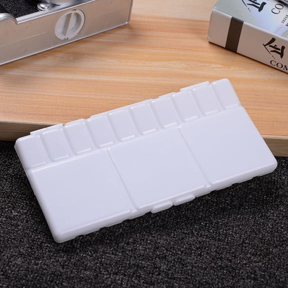 ROMANSENTIAL 3Pcs Empty Watercolor Palette for Artists and Painters with Folding Design and Easy Cleaning