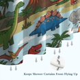 thumbnail image 6 of LightColor Dinosaurs Volcanoes Pattern Shower Curtain 84"x72" ,Bathroom Decorative Shower Curtains Set with 12 Hooks,Modern Waterproof Washable Shower Curtain, 6 of 6