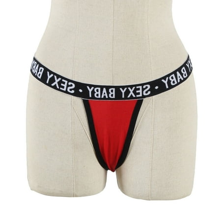 Red Large Women Lingerie G B Bustier String Briefs Underwear Panties Women Cotton Panties Pack T String Thongs Knick