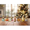thumbnail image 5 of 10 Pieces Mini Nativity Set, Little People Nativity Sets for Christmas Indoor, Resin Nativity Scene Set for Kids, Baby Jesus Holy Family Statue, Ideal Christmas Decor, Multi-color, 5 of 10