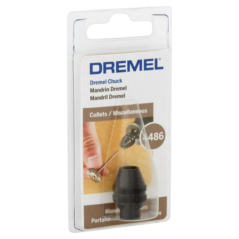 Dremel 4486 Keyless Chuck, Ideal for 1/32” (0.8mm) to 1/8” (3.2mm