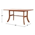 thumbnail image 3 of Vifah Malibu 5 Piece Wood Patio Dining Set, 3 of 7