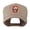Khaki, variant on Halloween Skull with Flames Embroidered Cap - Grey OSFM