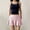 Pink, variant on Conairie Womens Pleated Tennis Skirt Solid High Waisted Tummy Control Athletic Skort With Inner Shorts Pockets Lightweight Yoga Skirt Sports Running Pickleball L