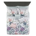 thumbnail image 2 of Mainstays 10-Piece White Floral Bed in a Bag, Queen, 2 of 8