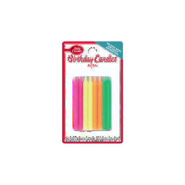 Betty Crocker Neon Candles 24 ct