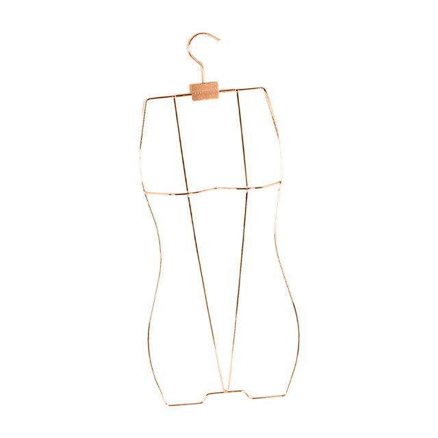 Perchas de exhibición de forma de cuerpo, perchas de traje de baño, organizador colgante de vestido, perchas de bikini, perchas de lencería para traje de Macarena Percha para traje de baño