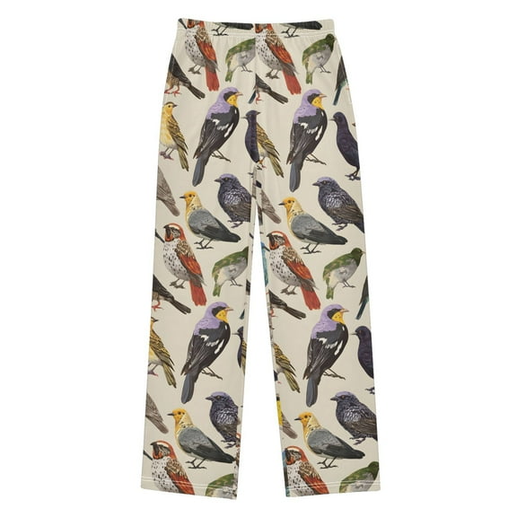 joogoo Various Birds Pajama Pants Pj Bottoms Sleepwear Lounge L