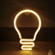 thumbnail image 1 of BR-Life LED Luz de neón Forma de bombilla Letrero de luz de neón USB / Luz de noche de neón con pilas Colorido LED Lámpara de pared de neón Decoración para el hogar Bar Boda Fiesta de Navidad esquí esquí Gafas de esquí, 1 of 5