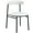 Grey, variant on LeisureMod Lume Modern Dining Chairs Polyester Fabric Seat with Steel Legs by  Charcoal