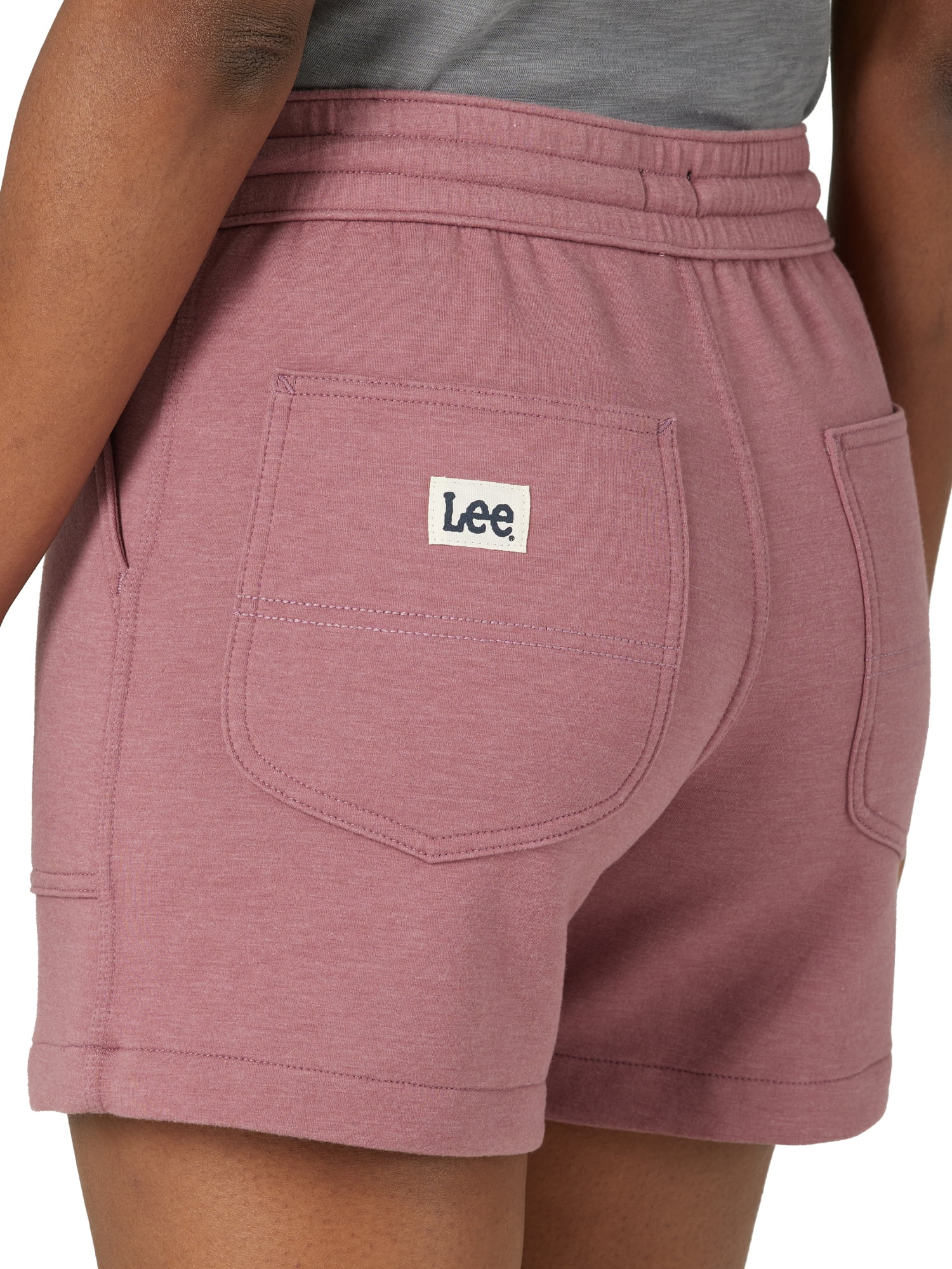 Lee Women's High Rise Relaxed Fit Drawstring Shorts