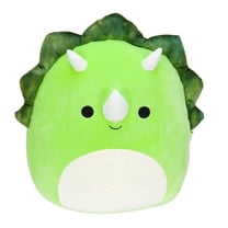 Squishmallows Official Kellytoy Plush 8" Tristan the Triceratops -Ultrasoft Stuffed Plush Toy
